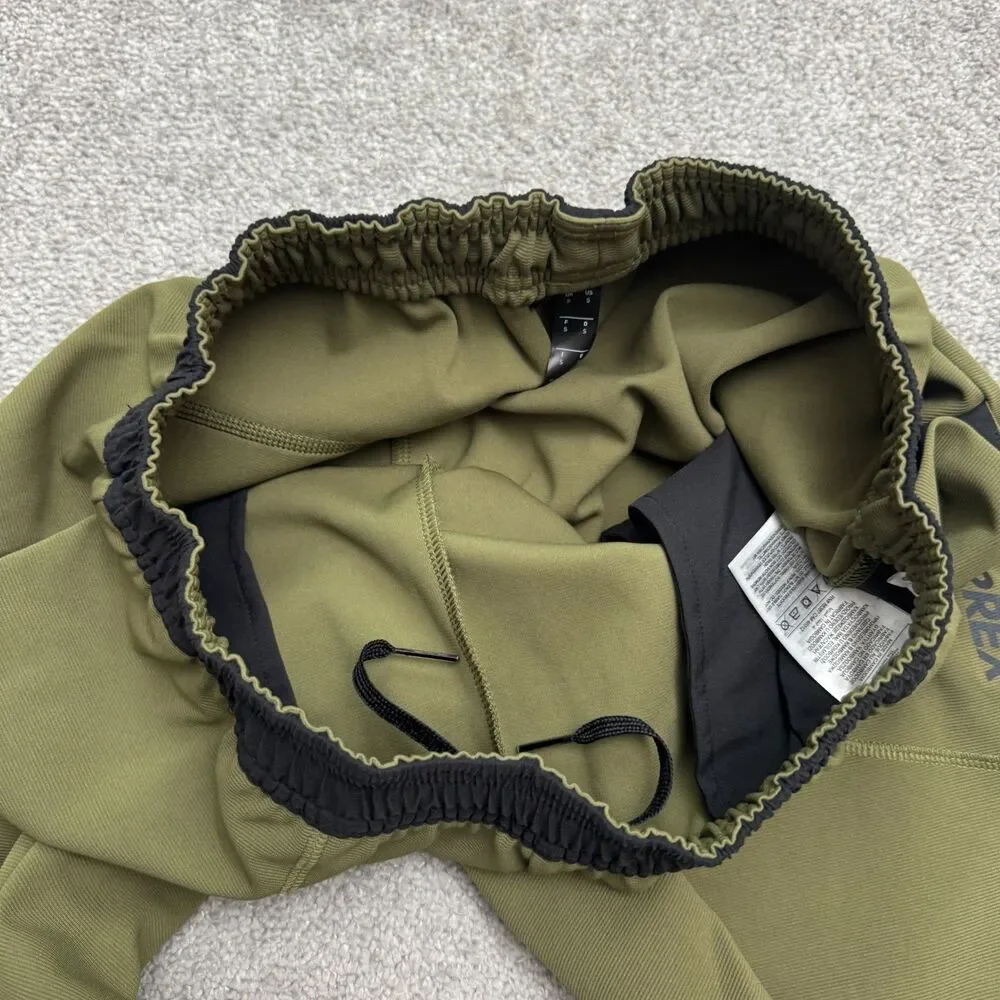 Adidas Terrex Active Track Pants Mens Small Olive Green Elastic Waist Athletic